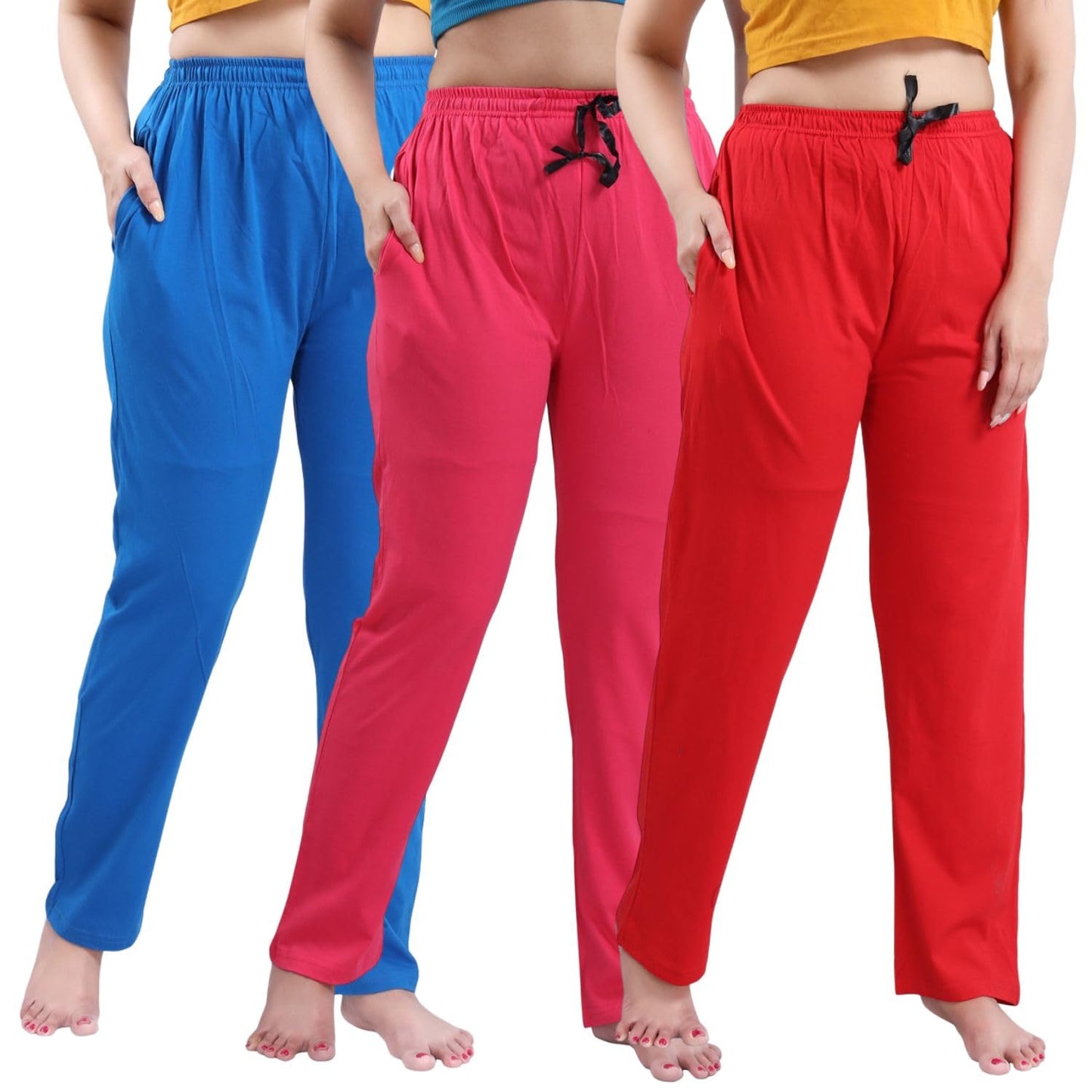 Fabme Cotton Pyjama Pack Of 3