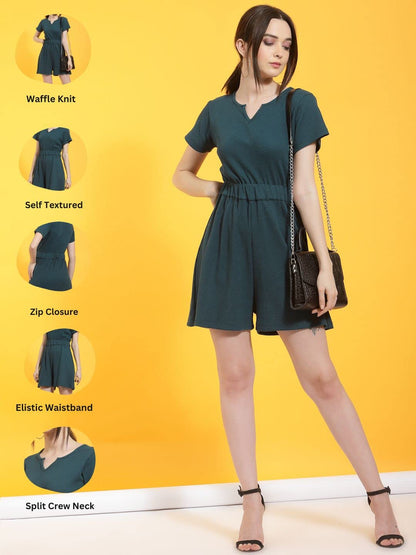 Rigo Regular Fit Cotton Midi Jumpsuit for Women | Stylish Western Playsuit for Women | One Piece Dress for Women