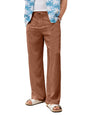 Greciilooks Trouser Pant For Men | Loose Fit Man Track Pants | Formal Causal Regular & Relaxed Cargo | Summer| Stretchable Brown