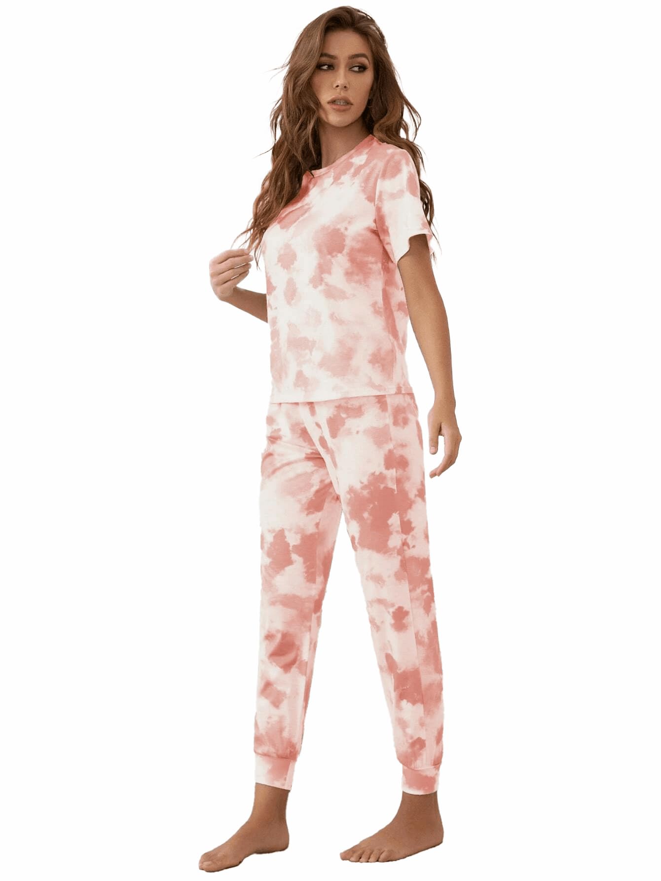 SHIENZY Womens Stylish Avacado Printed Night Suit || T-Shirt & Pyjama for Nightwear Set || Casual Lounge & Sleep Wear for Girls