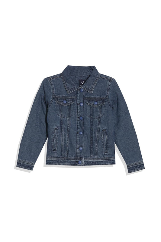Allen Solly Boys Regular Fit Solid Casual Jacket