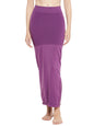 Clovia Women'S Petticoat Style Saree Shapewear With Side Slit (Sw0023A15_Violet_L)