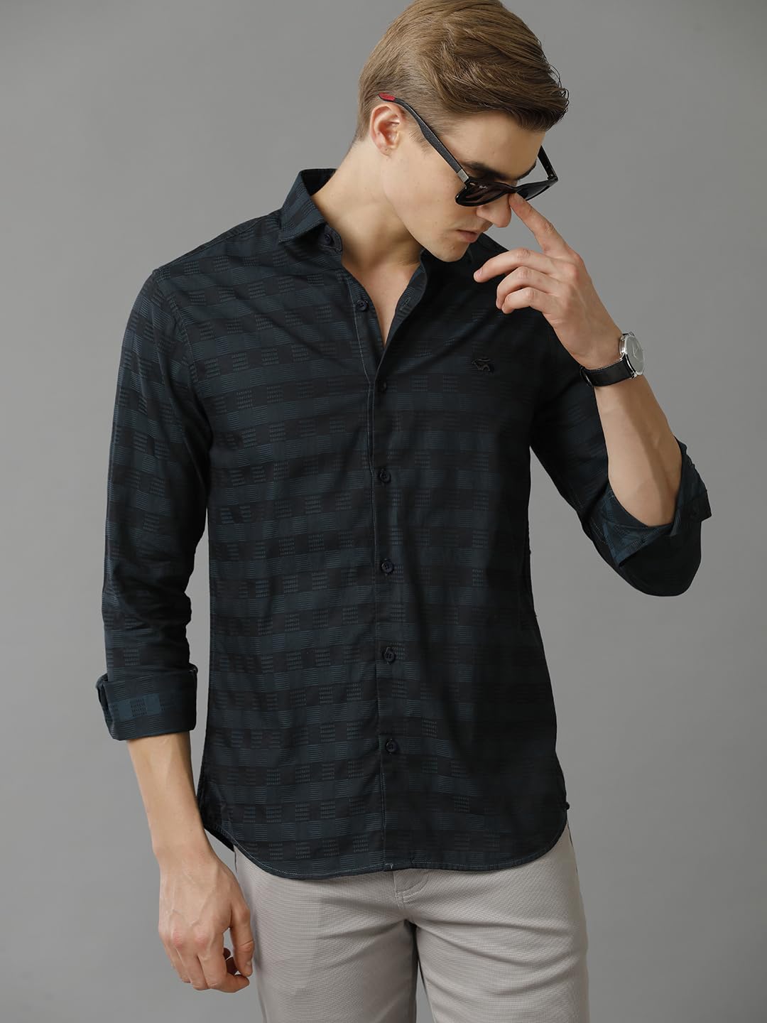 ADRO Elegant Essentials Giza Cotton Men's Casual Shirts