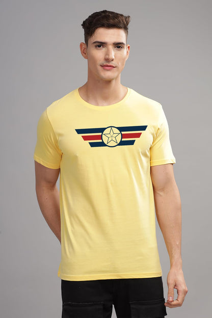 ADRO Tshirt for Men | Printed T Shirt for Men | 100% Cotton T-Shirt |Printed T Shirt | T-Shirts | RN24-CAP-LY
