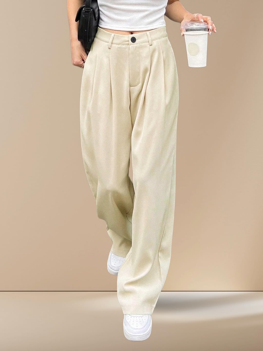 Kotty Regular Fit Women Solid Trousers