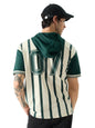 The Souled Store Official Harry Potter: Slytherin Rugby Set Hooded T-Shirts White