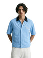The Indian Garage Co Mens Boxy Fit Embroidered Collar Half Sleeves Street Polo T-Shirt