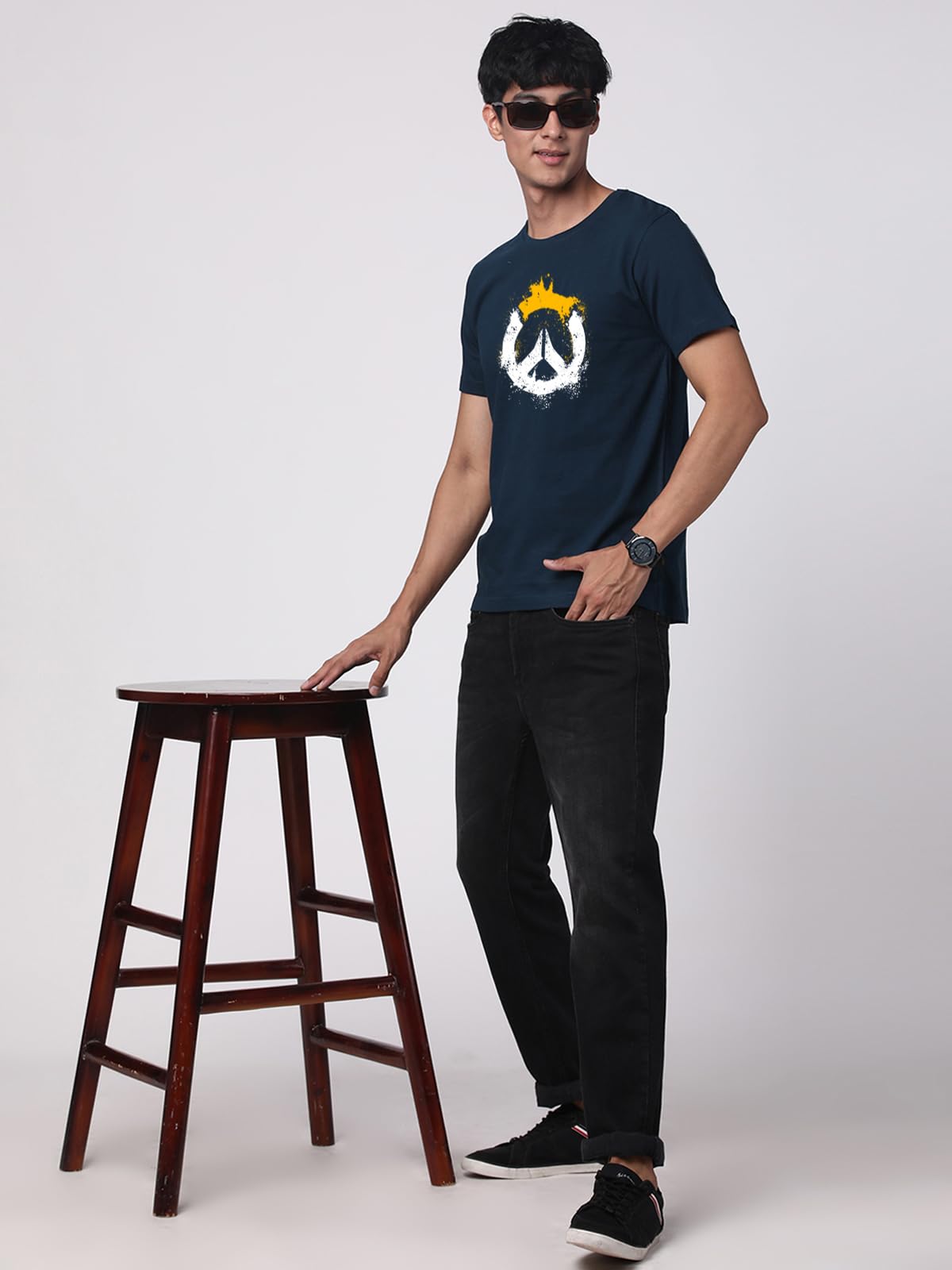 ADRO Mens Printed T-Shirt for Men | R22-M-PC-SB