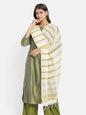 Fabindia Women Cotton Printed Dupatta Mustard_FREESIZE
