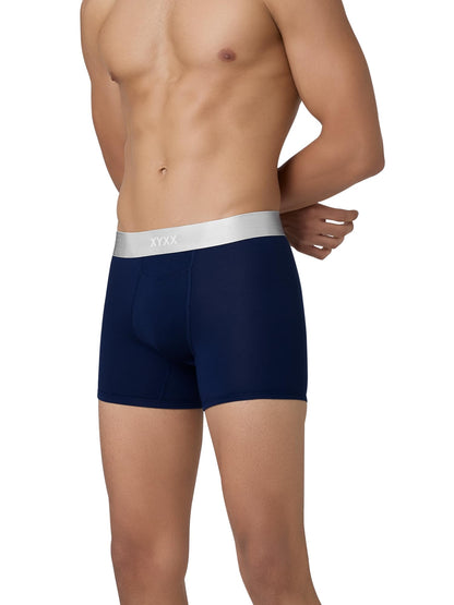 XYXX Mens Modal Classic Regular Trunks (Pack of 1) (XYTRNK_R8_1_Black Iris