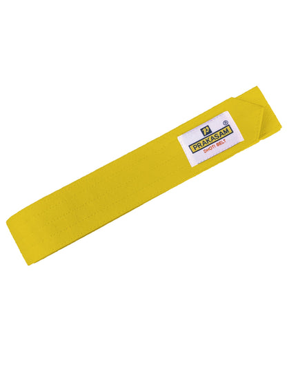 PRAKASAM COTTON Mens Cotton Dhoti Belt | Durable Canvas Cotton Waist Belt for Traditional Dhoti | Adjustable & Comfortable Dhoti