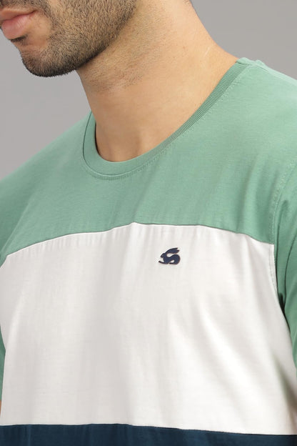 ADRO Tshirt for MenMulti Color T-Shirt for MenCotton T-ShirtMens TshirtRN8-24-PTWHSB