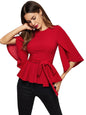 Kotty WomenS Round Neck Regular Fit Solid Top