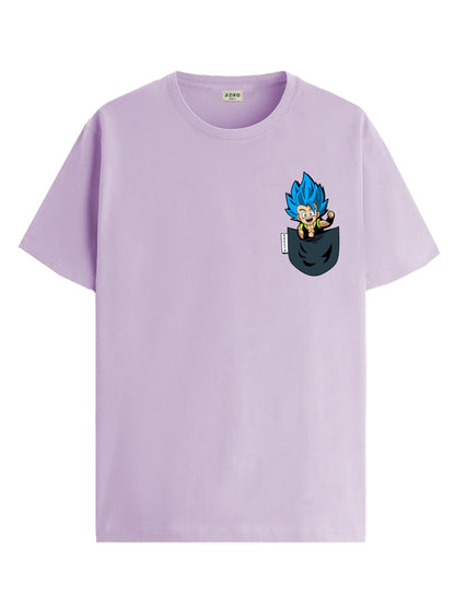 ADRO Tshirt for Men | Anime T Shirt for Men | 100% Cotton Tshirt | Graphic Printed T-Shirt | Chest Printed Tshirt | Gogeta Anime