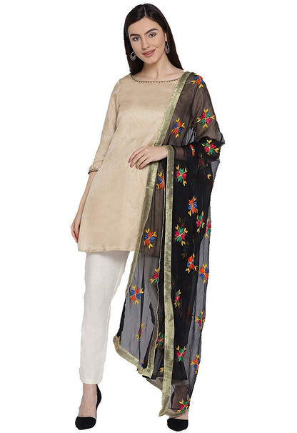 Weavers Villa WomenS Embroided Dupatta, 2.25 Mtrs