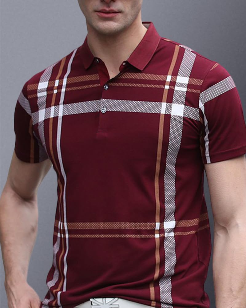 Nobel Monk MenS (Combo Pack Of 2) -Regular Fit Polo T Shirt |Half Sleeves |Collar Tshirts |Casual Tshirt