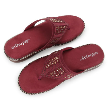 Ortho Joy Doctor Footwear For Women|| Fancy Footwear For Women || Orthopedic WomenS Fancy Slipper/Sandal For Women