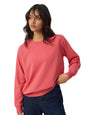 The Souled Store Citrus Splash Women and Girls Long Sleeves Round Neck Cotton Blend Oversized Sweatshirts