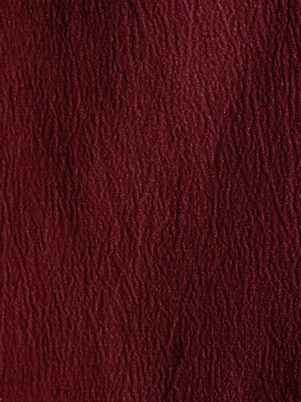 Pinkmint Mens Popcorn Shirt Comfortable Short Sleeve Shirts Casual Textured Shirt (Pack of 1) Maroon