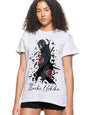 Bewakoof Official Naruto Merchandise Itachi Womens Graphic Print Boyfriend Fit Half Sleeve Round Neck Cotton Jersey T-Shirt_661
