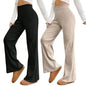 Tee Projekt Regular Fit Trousers for Women | Casual Trousers for Women Black-Beige