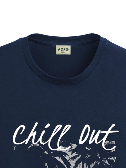 ADRO Mens Nature Graphic Tshirt - Premium Cotton T-Shirt with Stunning Nature Design - Best for Outdoor Enthusiasts Print Navy B