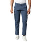 Dennis Lingo Mens Casual Solid Cotton Tapered Fit Mid Rise Ankle Length Multi-Pocket Stretchable Cargo Pant/Trousers (Petrol lB