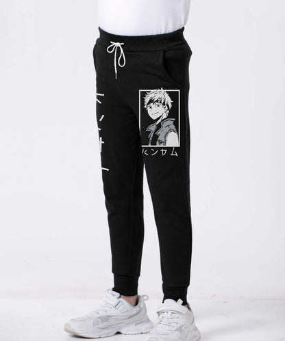 Kyda Kids Boys Cottonblend Printed Track Pants (Pack Of 1)