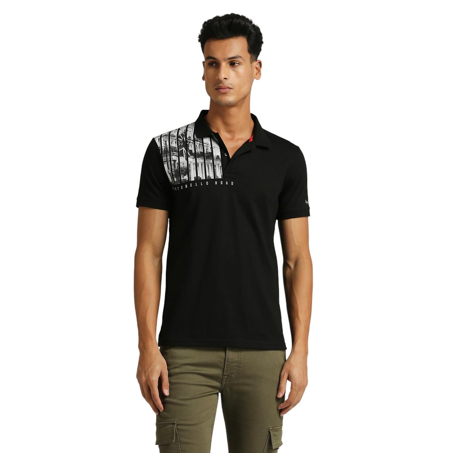 Pepe Jeans MenS Regular Fit T-Shirt (Pm542175_Black
