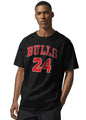 Peppyzone Mens Oversized Fit T-Shirt (PZ-OSTBulls12_Black2