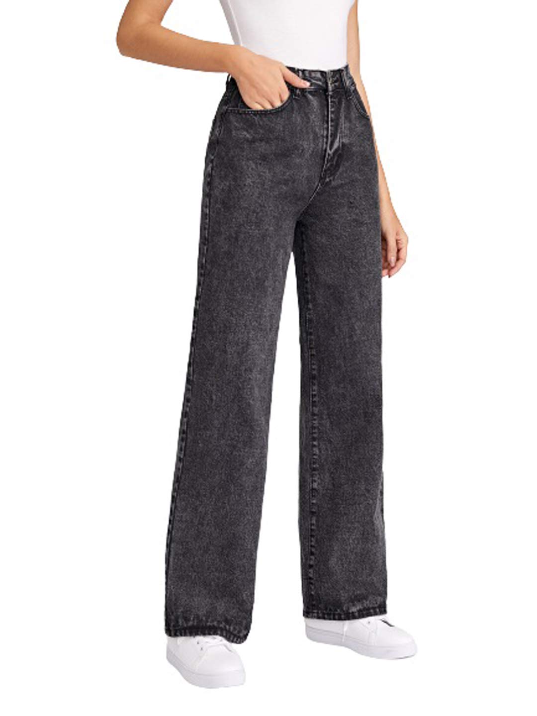 KOTTY Women High Rise Cotton Lycra Blend Ankle Length Jeans