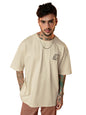 The Souled Store| Official Naruto: Yin-Yang Mens and Boys T-Shirts|Half Sleeve|Oversized fit Graphic Printed|100% Cotton Off Whi