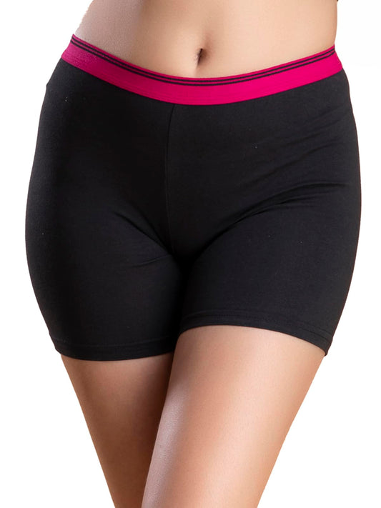 Clovia Womens Cotton Underwear (Pack of 1) (PN2667P13M_Black_Medium_Black_M)