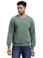Turtle Men Knitted Slim Fit Full Sleeve Spanish Green Sweatshirt