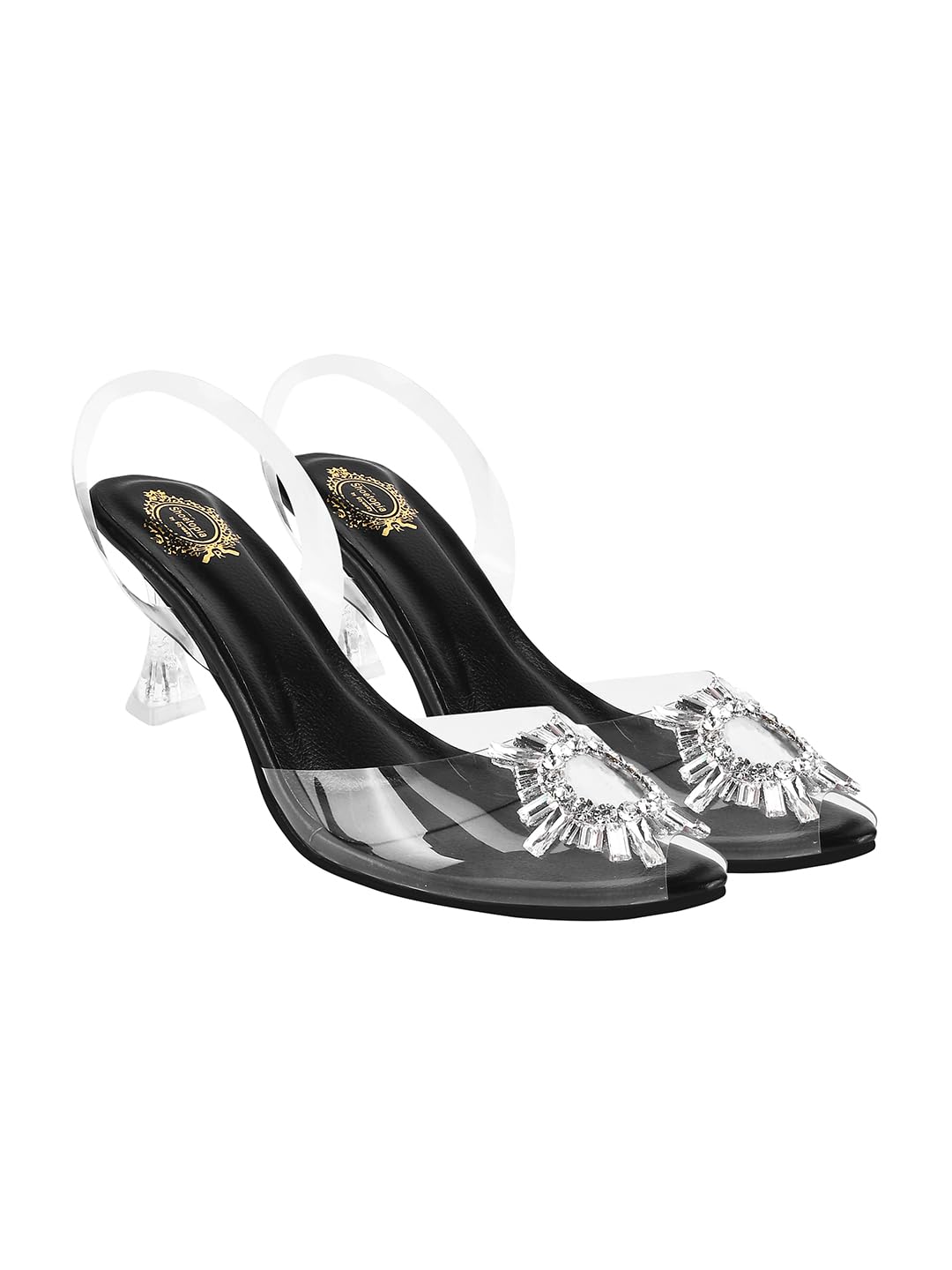 Shoetopia WomenS Mesh Heeled Sandal
