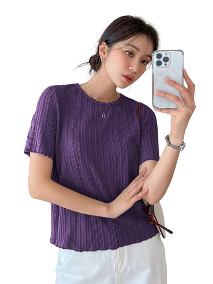Wedani Solid Regular Fit Jeans Korean Western Tops for Women Stylish