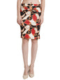 POPWINGS Casual Printed Mini Skirt for Women || Latest Stylish Western Knee-Length Women Skirt for Summer Multicolour