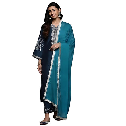 Varanga WomenS Straight Kurta Kurta Bottom Set Dupatta Set