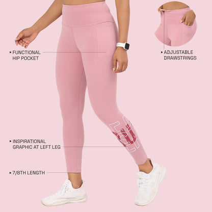 Enamor Womens Skinny Leggings (A606_Lilas-Run Faster