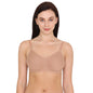 Zivame Womens Cotton Non-Padded Wire Free Regular Bra Beige
