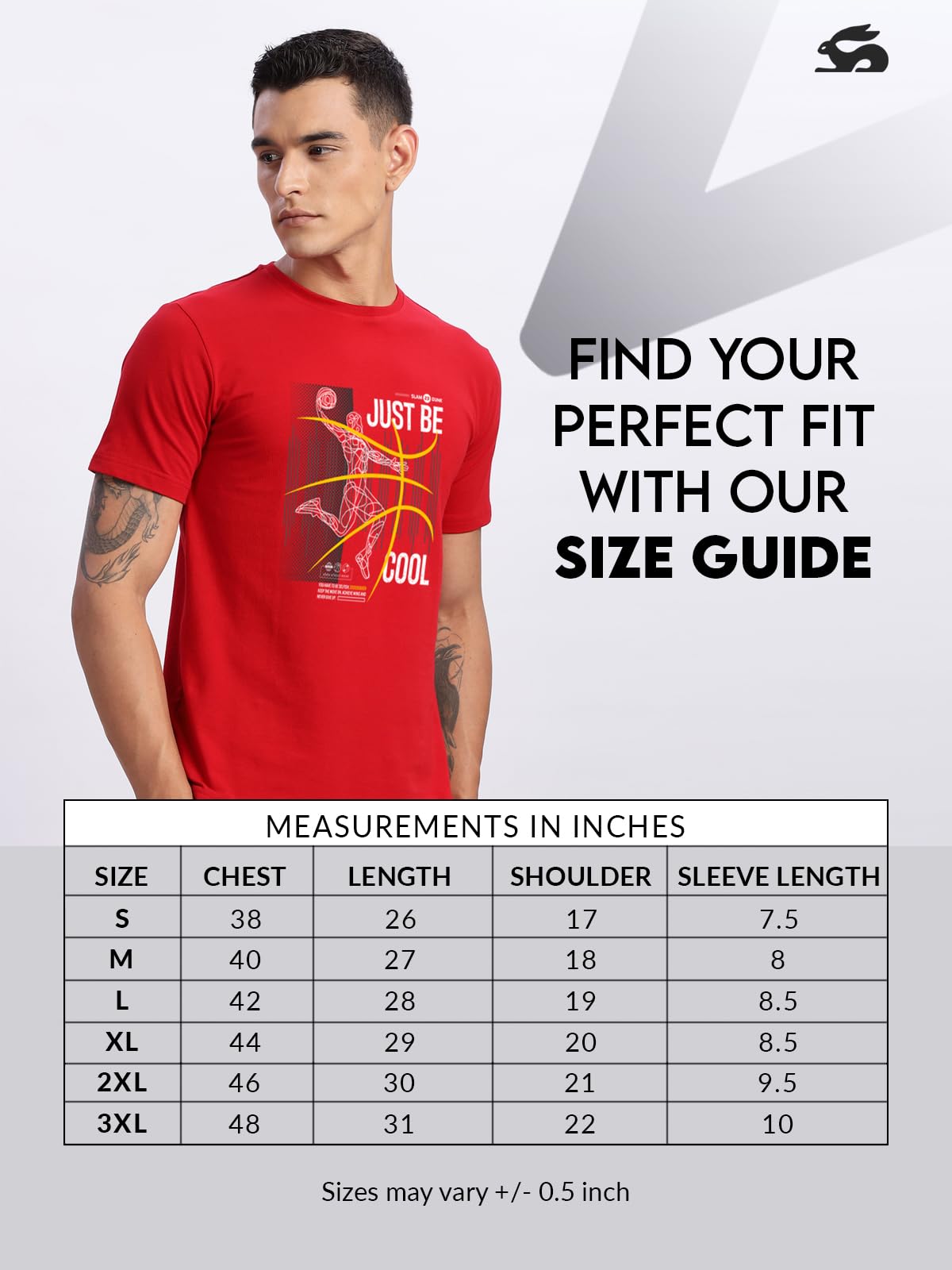 ADRO Men's Graphic Printed 100% Cotton T-Shirt - Regular Fit, Printed T-Shirts for Men (RN24-BCL-RD_Red)
