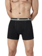 XYXX Mens Nova Cotton Boxer Brief for Men|Regular Fit with intellifresh No-Marks Waistband | Solid Underwear for Men Storm Grey
