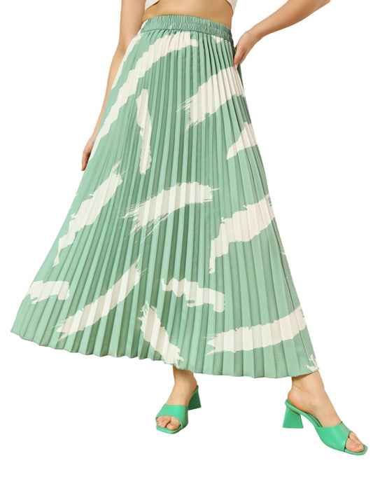 Kzully Polyester Western WomenS Skirts Pista