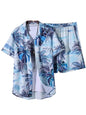 OM SAI LATEST CREATION Mens Night Dress || Multi Printed Rayon Short Night Suit Set || Night Dress for Boys || Mens Pajama Sho