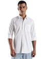 ADRO Mens Cotton Full Sleeve Regular Fit Casual Solid Shirt (Regular Fit | Solid Oxford White Shirt | All Day Fresh) | SH25-OXF