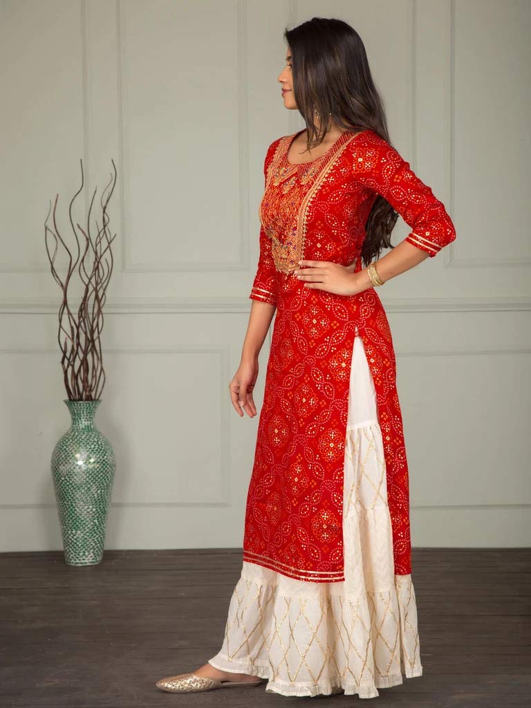 GoSriKi Women Kurti with Pant