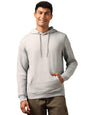 Nobero Elegant Unisex Grey Melange Cotton Solid Plain Hoody Sports Winter Gym Workout Running Travel Trekking Hooded Sweatshirts