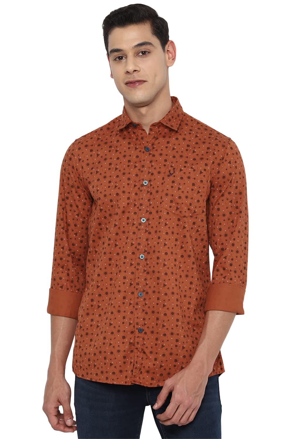 Allen Solly Men Slim Fit Crew Neck T-Shirt