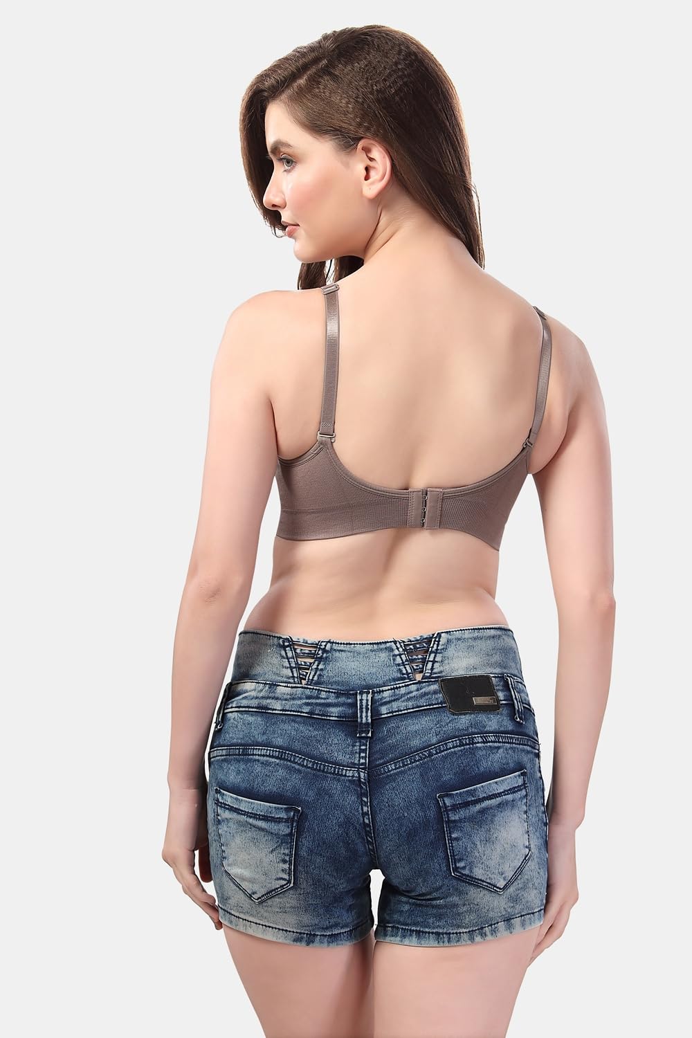 Fabme WomenS Nylon Non Padded Wire Free Maternity Bra Chocolate