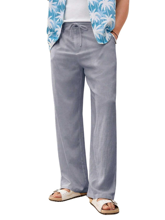 Greciilooks Trouser Pant For Men | Loose Fit Man Track Pants | Formal Causal Regular & Relaxed Cargo | Summer| Stretchable Grey